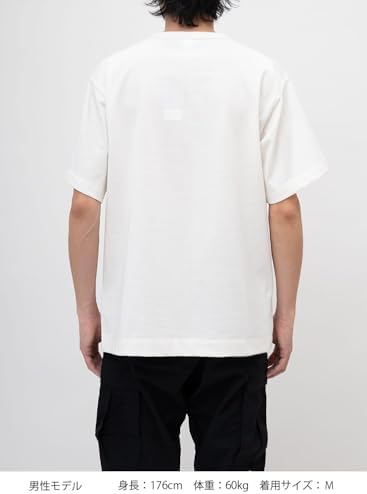 白 Mサイズ ロゴ入り Tシャツ BLACK lab.×Admiral】ビッグエンボスロゴTシャツ（カットソー）｜BLACK